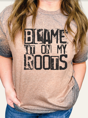GRAPHIC TEE 121DG Blame it on My Roots