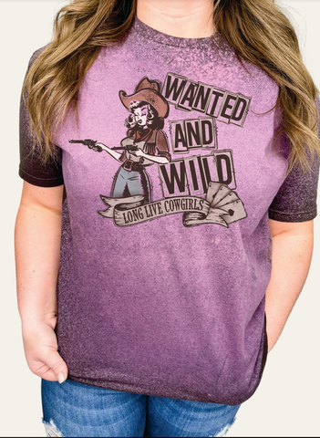 GRAPHIC TEE 260BR Wanted and Wild