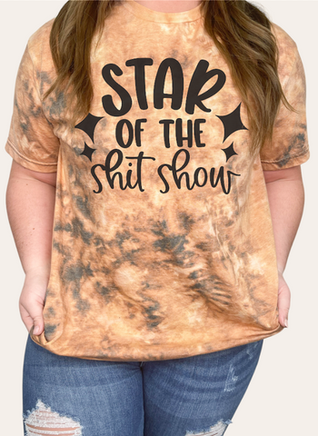 GRAPHIC TEE 586HG Star Of The Shit Show