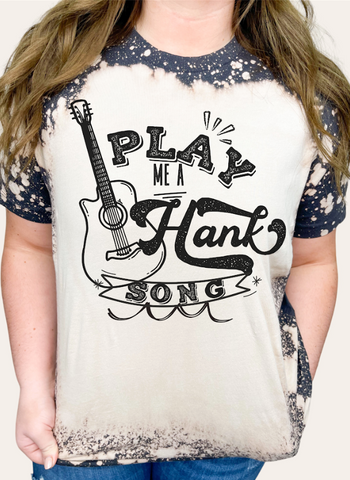 GRAPHIC TEE 592DG Play Me A Hank Song