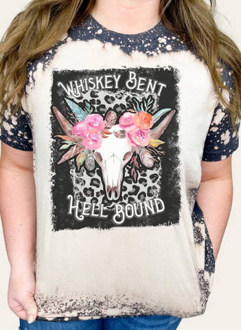 GRAPHIC TEE 430DG Whiskey Bent Hell Bound